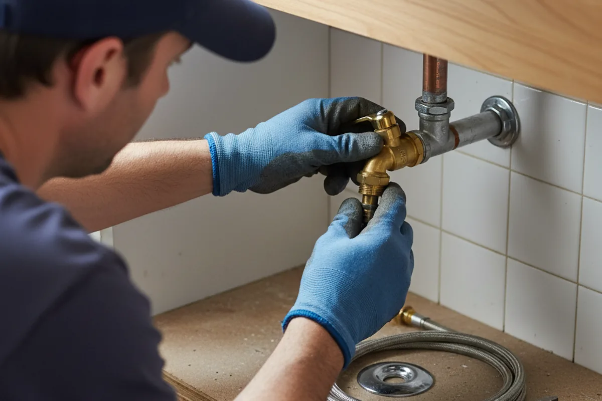 Shutoff valve and fitting work during Repiping in Plainfield
